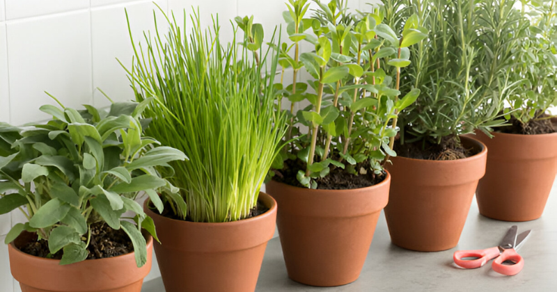 Herbes à Cultiver en Pots