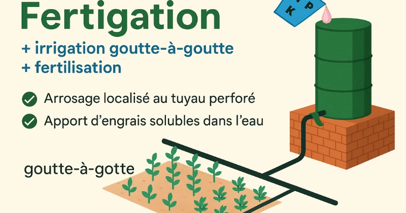 Irrigation goutte à goutte