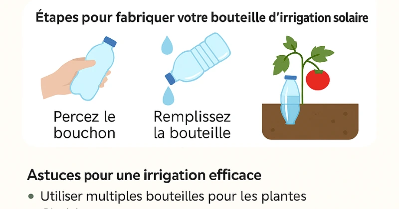 Irrigation solaire bouteille