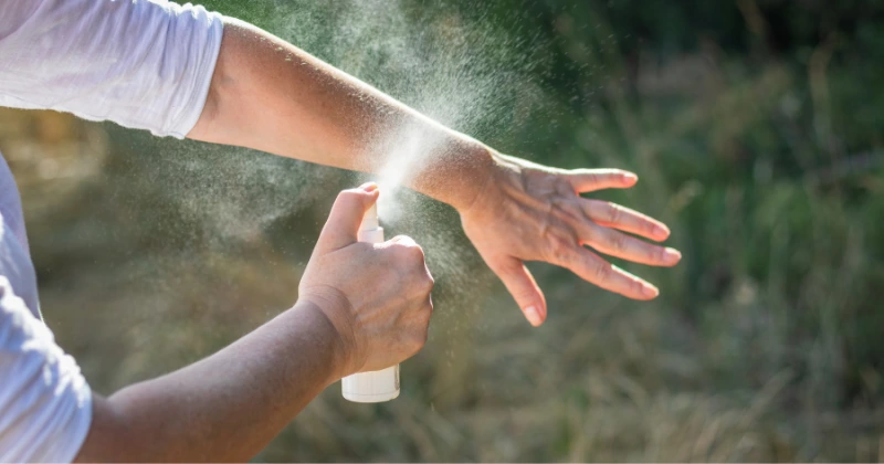 Répulsif naturel contre les insectes nuisibles