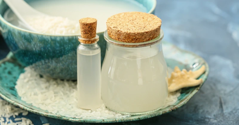 l’eau de riz