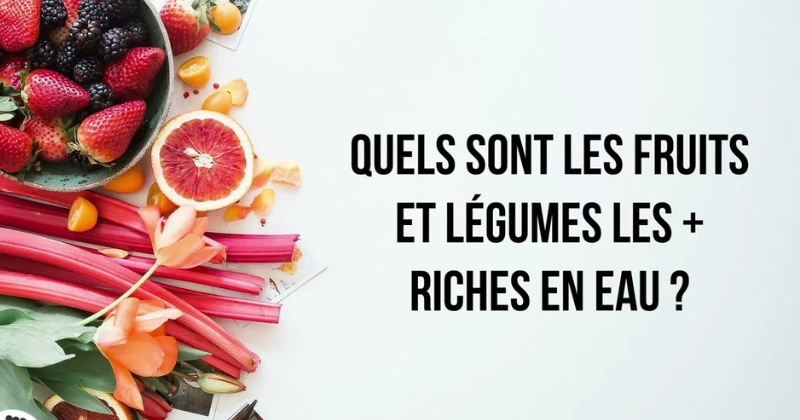 Les Aliments Riches en Eau
