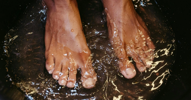 Bain de pieds